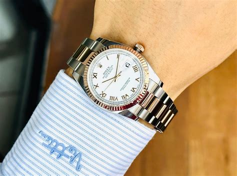 Rolex datejust 36 rose gold